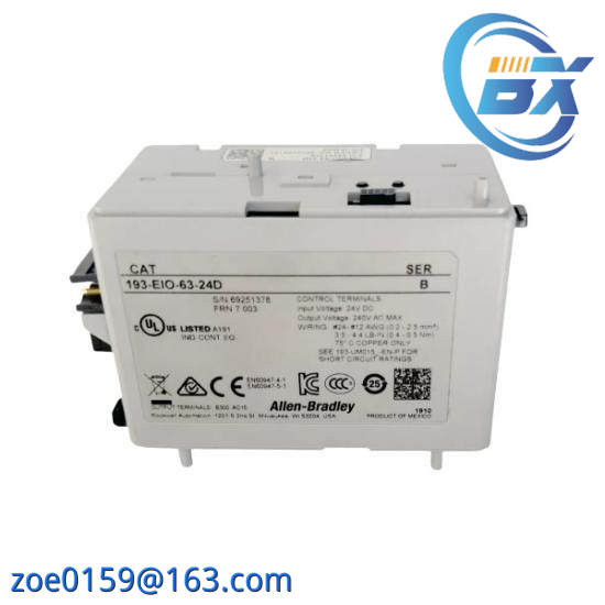 193-EIO-63-24D  193EIO6324D I/O Overload Control Module Relay