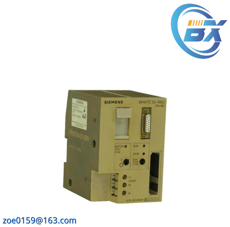 SIEMENS 6ES5100-8MA11 CPU 100 Processor Module