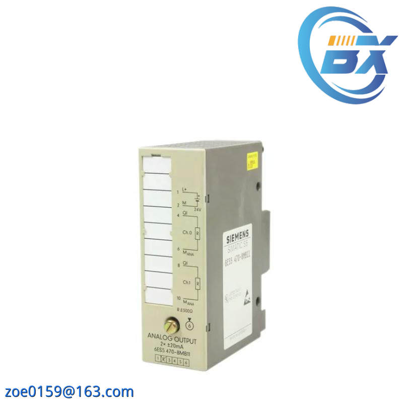 SIEMENS 6ES5470-8MB11 Analog Output Module