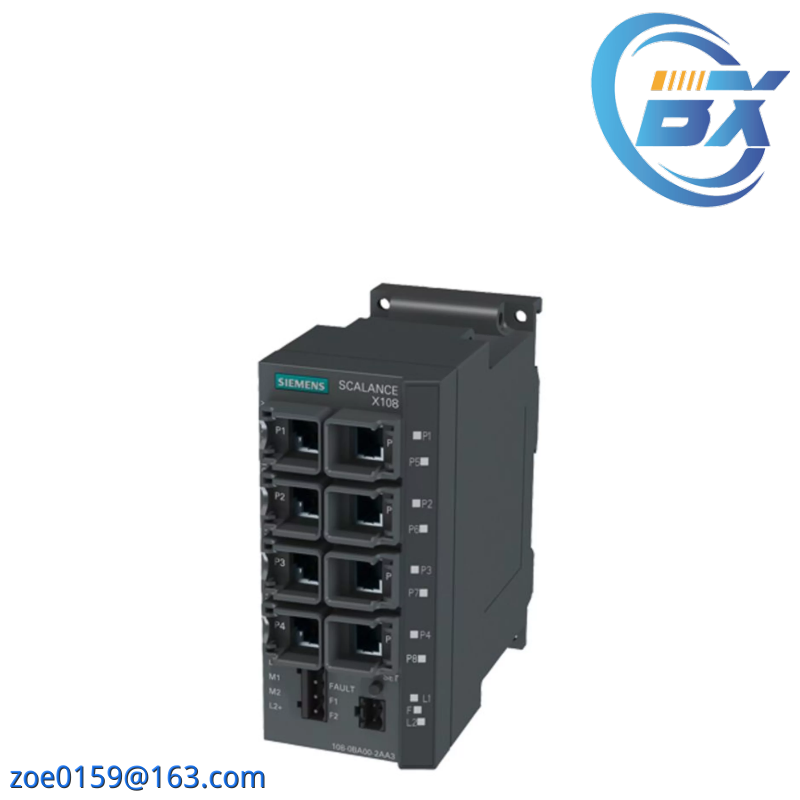 SIEMENS 6GK5108-0BA00-2AA3 SCALANCE X108