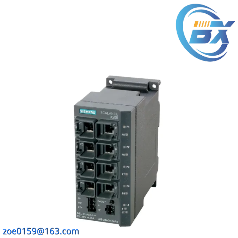 SIEMENS 6GK5208-0BA10-2AA3 SCALANCE X208