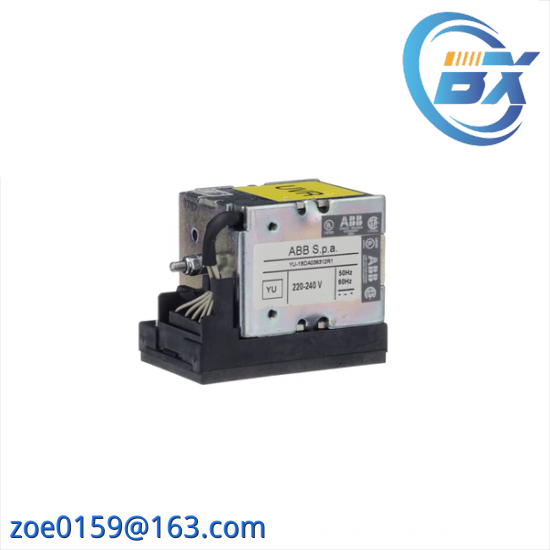 ABB 1SDA038312R1 UNDERVOLTAGE RELEASE SUPPLY VOLTAGE