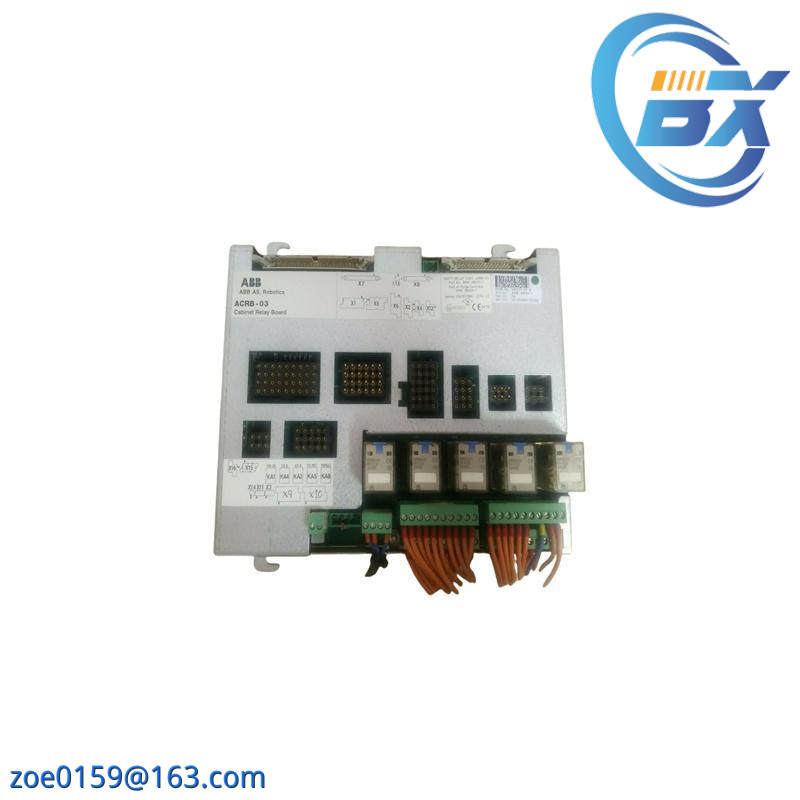 ABB ACRB-03 3HNE08250-1 3HNE06225-1 Safety Cabinet Relay Board
