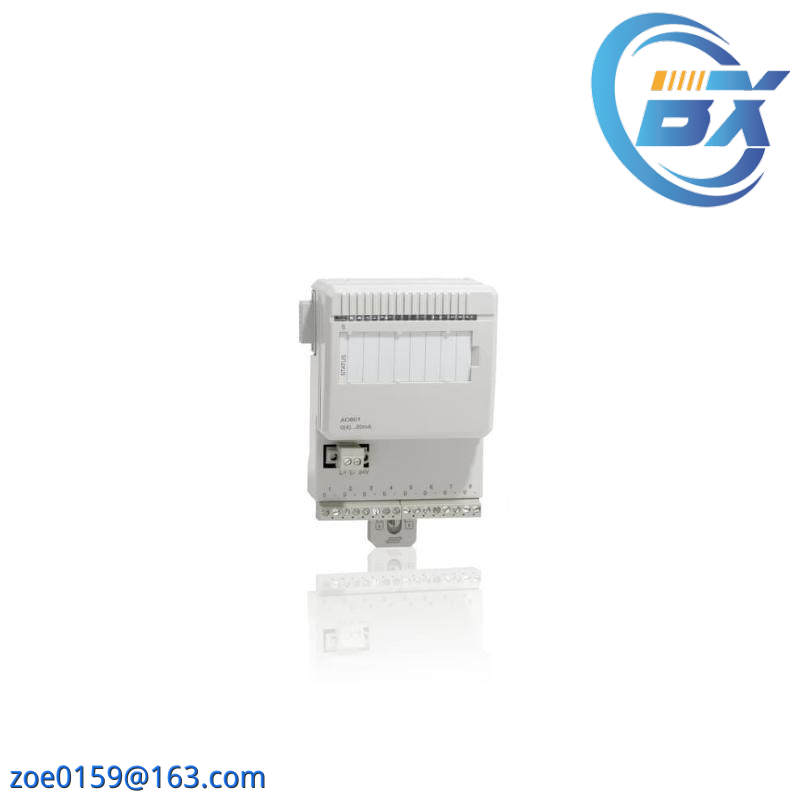 ABB AO801 3BSE020514R1 AO801 Analog output 8 ch