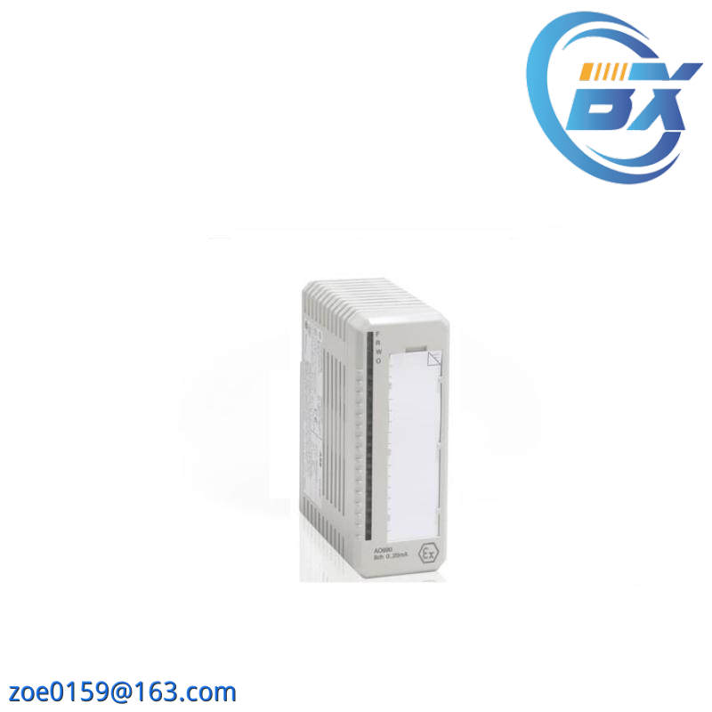 ABB AO890 8-channel intrinsically safe analog output module
