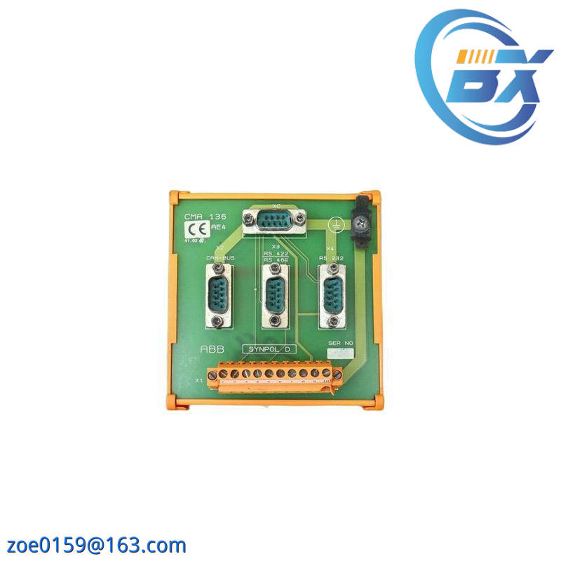 ABB CMA136 3DDE300416 Generator Relay Terminal Board