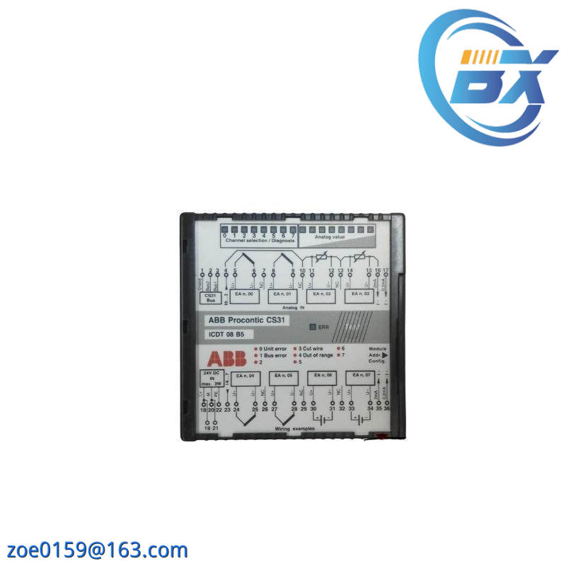 ABB CS31 ICDT08B5 GJR5251600R0101 Anolog Input Module
