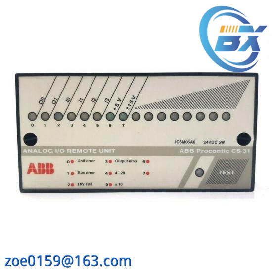 ABB ICSM06A6  Analog I/O Remote Unit