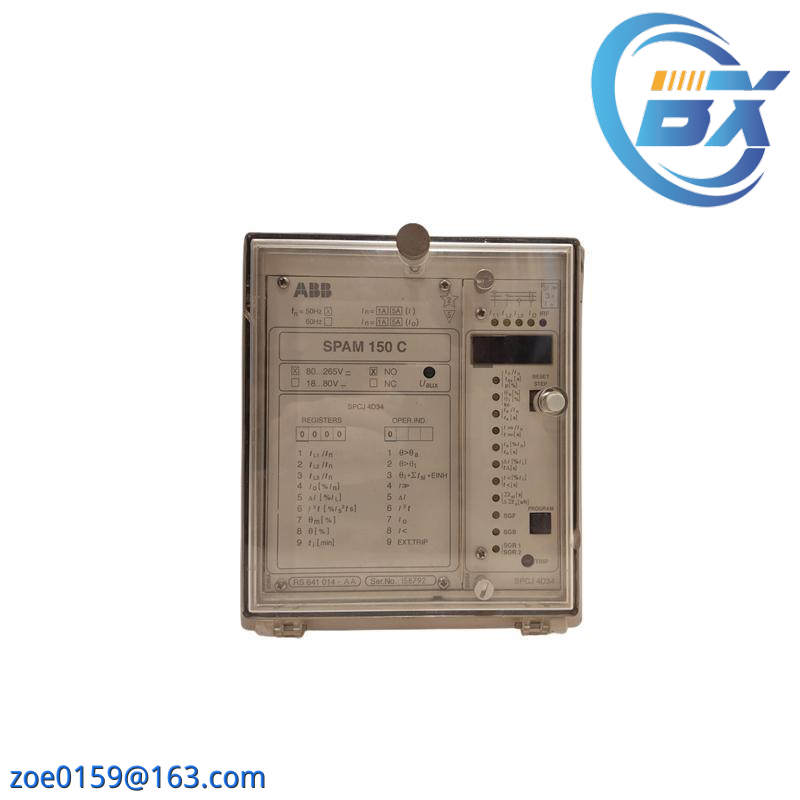 ABB SPAM-150C MOTOR PROTECTION RELAY