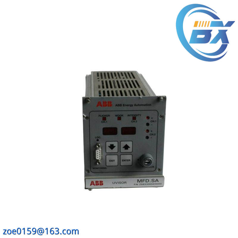 ABB UVISOR MFD.SA ZSIE53000400000 Flame controller