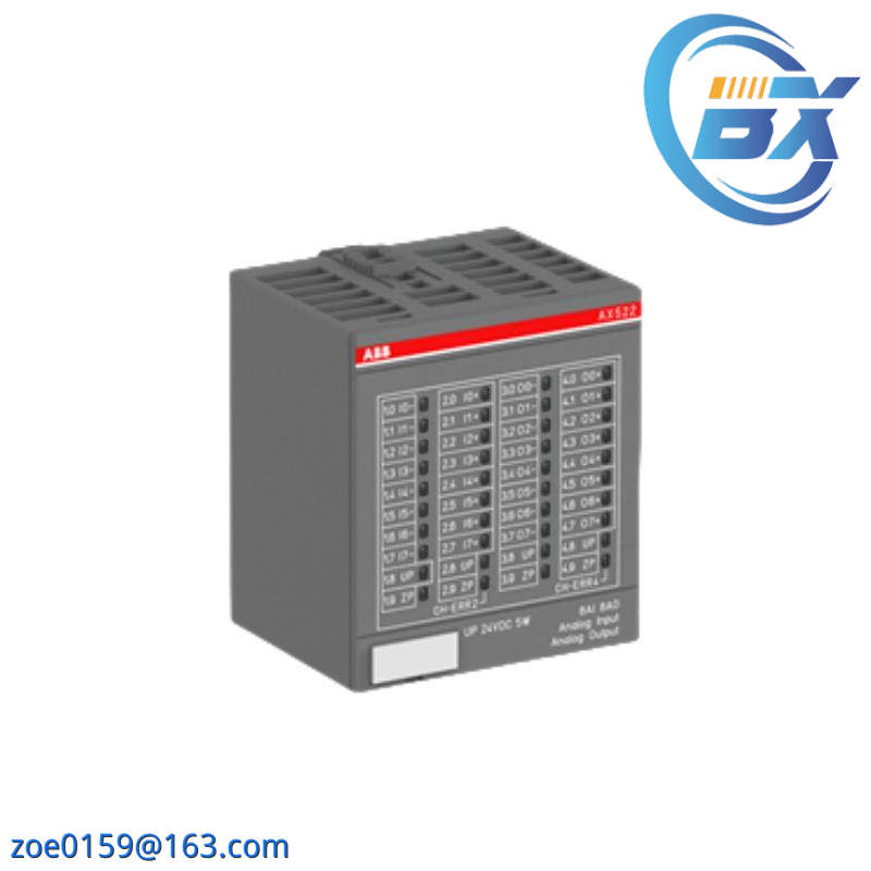 ABB AX522 8AI/8AO Power supply module