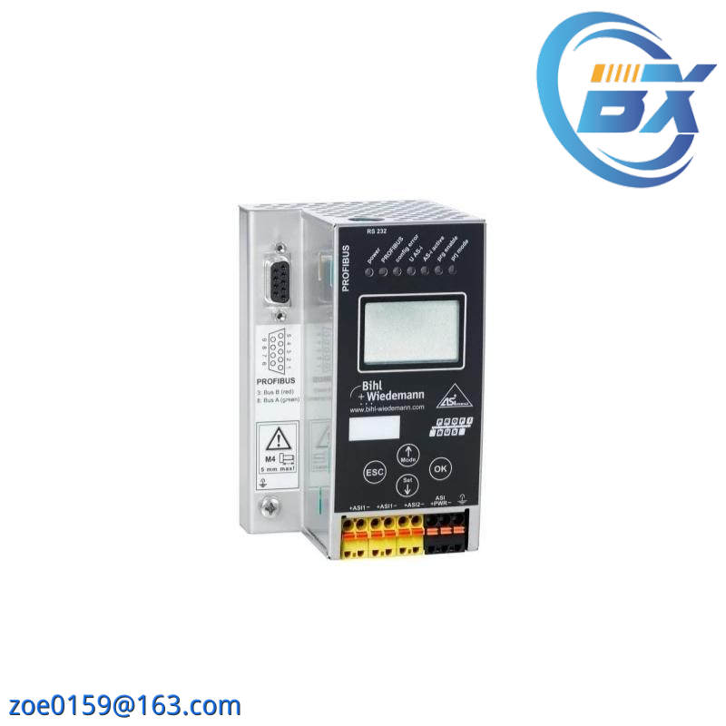 B+W BWU1569 AS-i 3.0 PROFIBUS Gateway in Stainless Steel, 2 masters