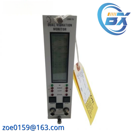 Bently Nevada 3300/15 Dual Vibration Monitor Module