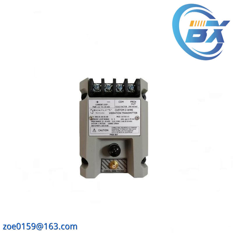 Bently Nevada 990-10-XX-01-05 MOD:285169-01 VIBRATION TRANSMITTER