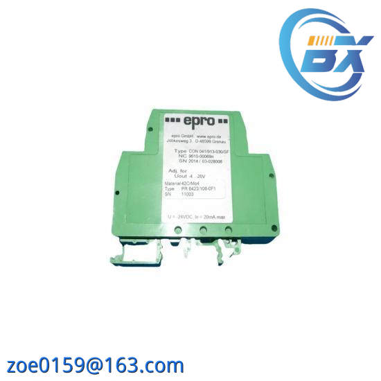 Emerson CON041/913-030/SF EPRO Eddy current signal converter