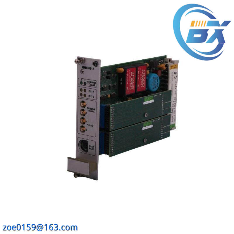 Emerson MMS6312 Dual Channel Rotational Speed Monitor