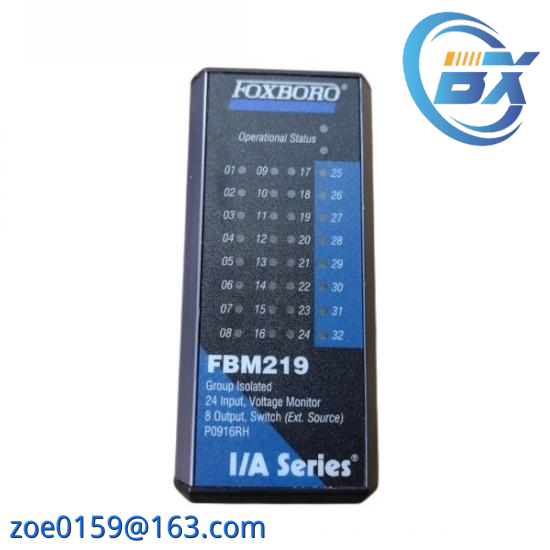 FOXBORO FBM219 P0916RH Group Isolated 24 Input Voltage Monitor