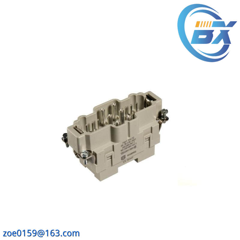HARTING 09380182601 RECTANGULAR HAN INSERT, PLUG 18WAY SCREW