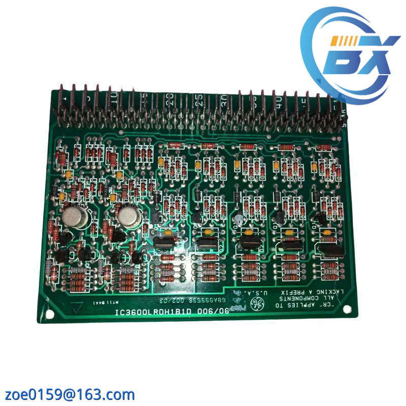 GE IC3600LRDH1B1D Relay Driver card
