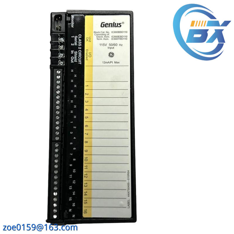 GE IC660BBD110 Discrete input block