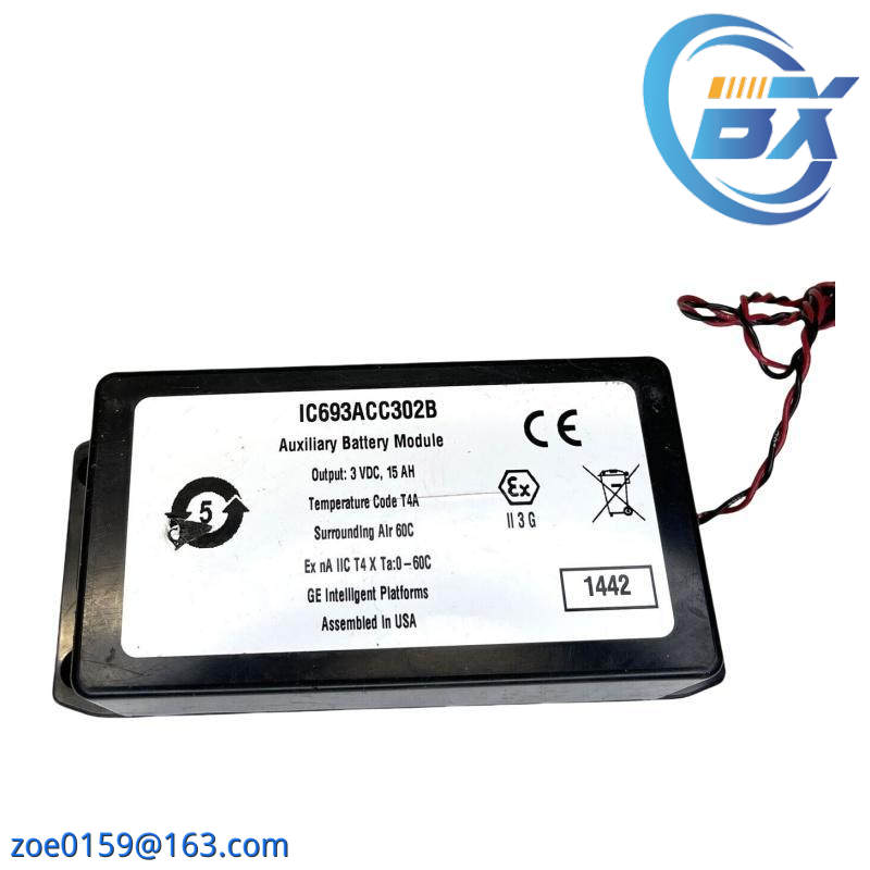 GE IC693ACC302B Auxiliary Smart Battery Module