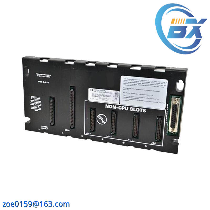 GE IC693CHS397 5-slot modular CPU baseplate