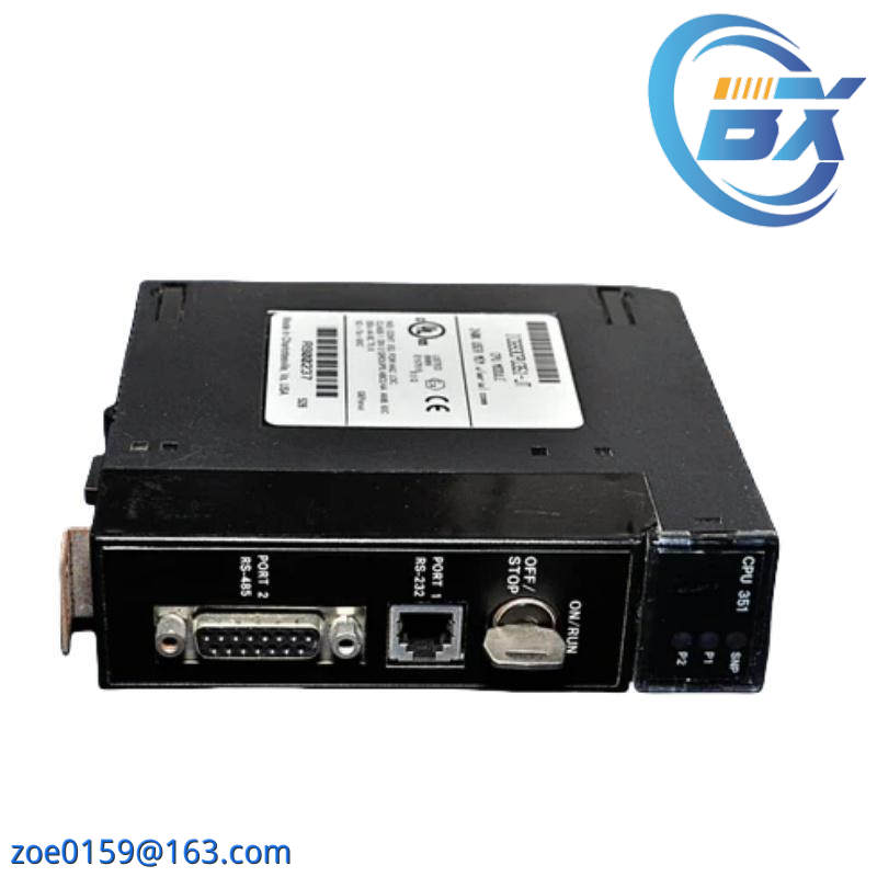 GE IC693CPU351 CPU module with a single slot