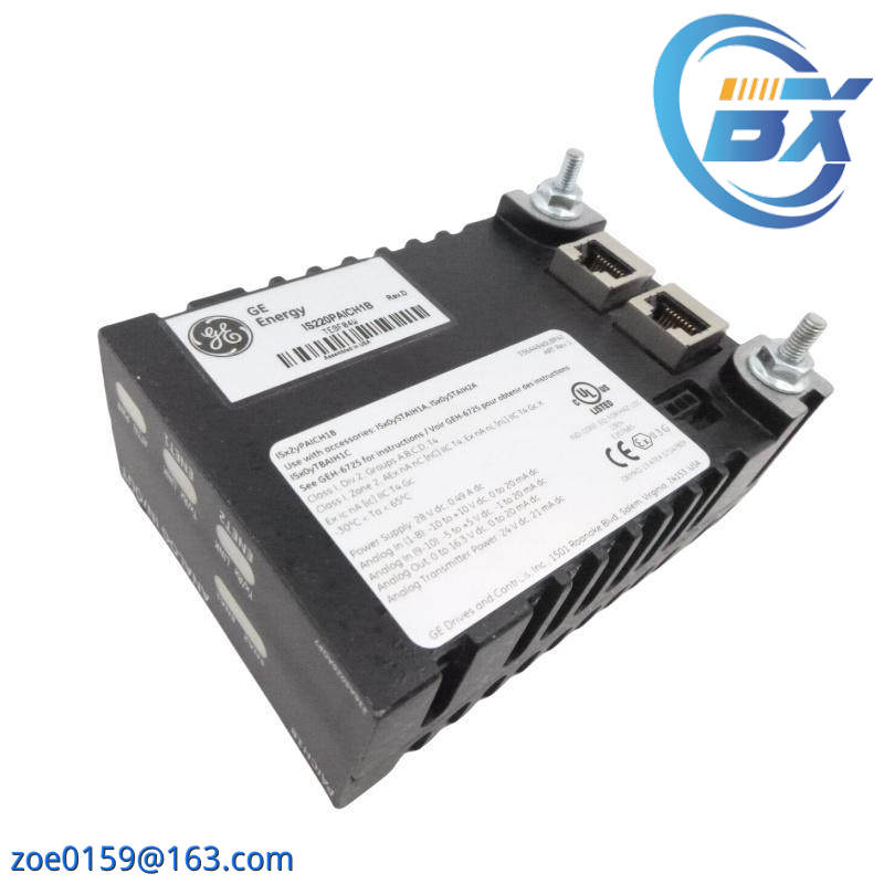 GE IS220PAICH1B 10 analog input and 2 analog outputs