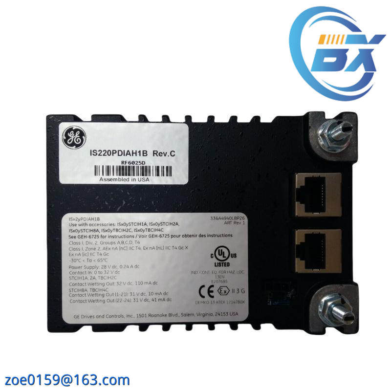 GE IS220PDIAH1B Excitation Controls