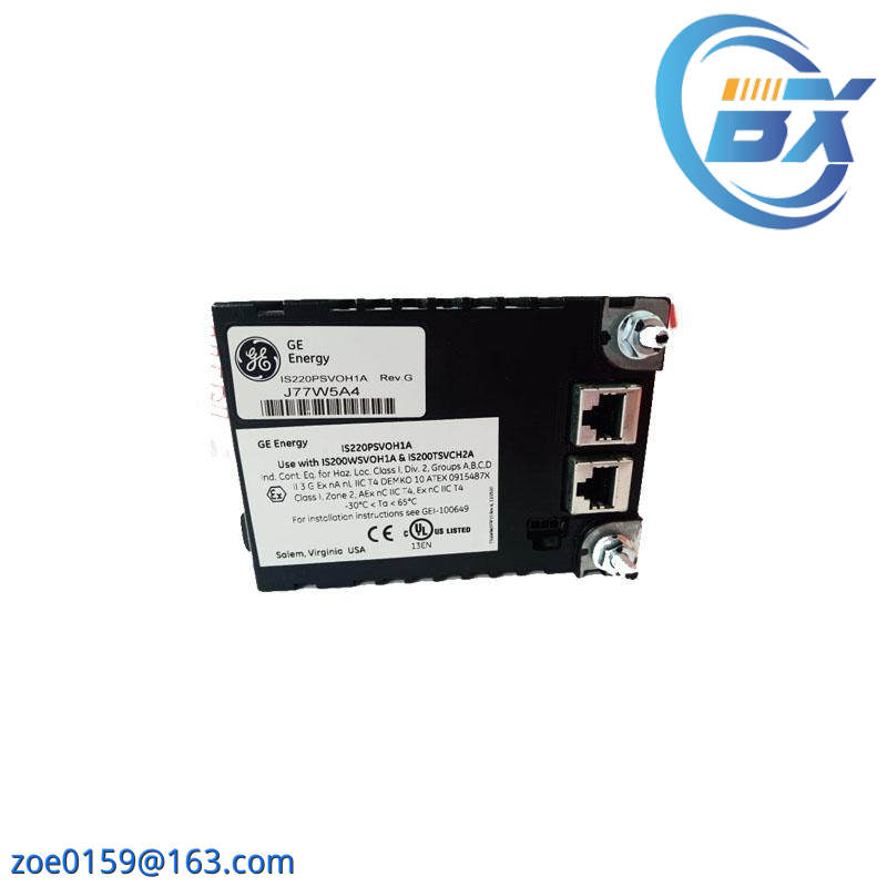 GE IS220PSVOH1A, REV-G Boards & Turbine Control