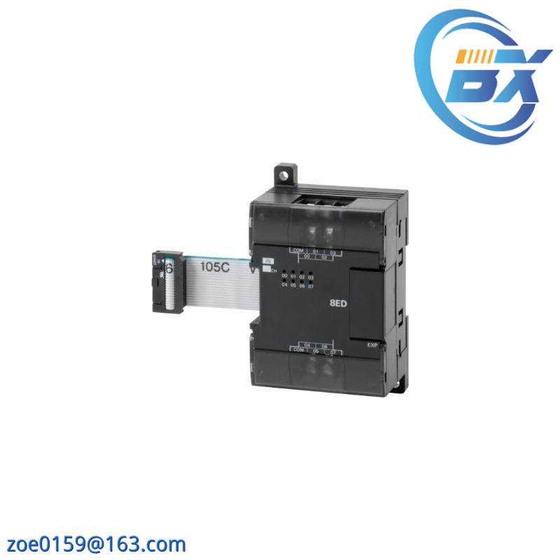 OMRON CP1W-8ER I/O expansion unit, 4 x thermocouple inputs type J, K