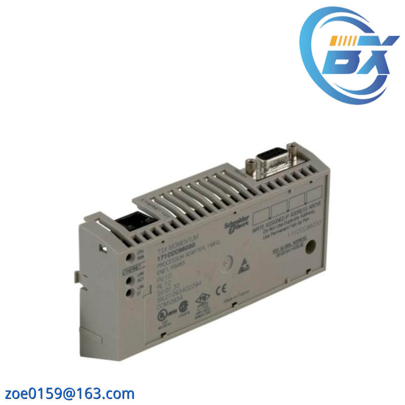 Schneider 171CCC98030 PROCESSOR MODULE W/ ETHERNET