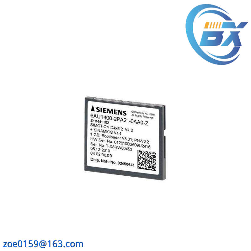SIEMENS 6AU1400-2PA02-0AA0 1 GB Compact Flash Card
