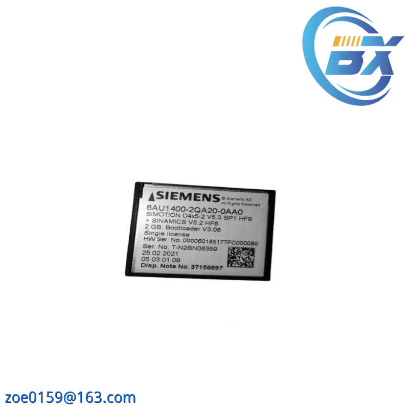 SIEMENS 6AU1400-2QA20-0AA0 Compact Flash Card