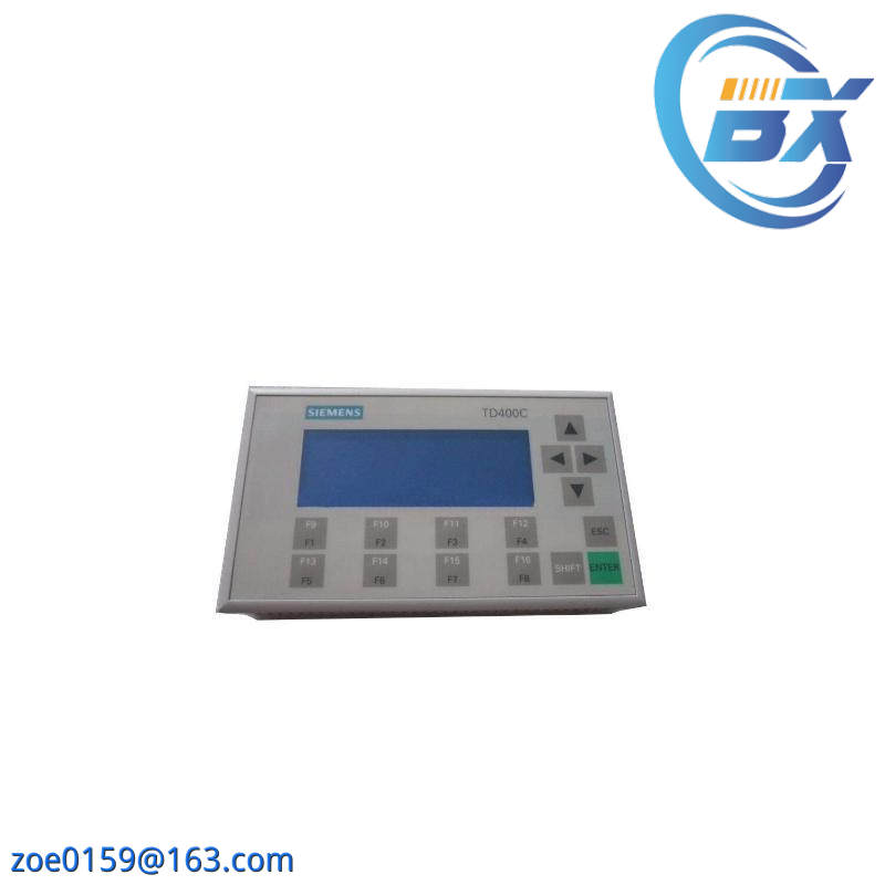 SIEMENS 6AV6640-0AA00-0AX0 TD400C text display