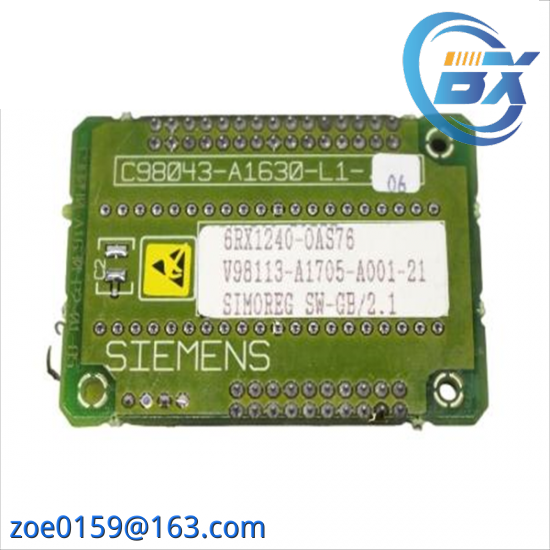 Siemens 6RX1240-0AS76 SOFTWARE MODULE