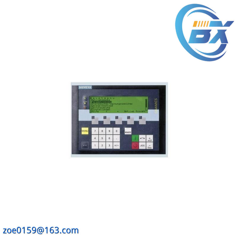 SIEMENS 6SL3055-0AA00-4CA5 SINAMICS operator panel