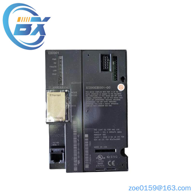 GE IC200EBI001 Ethernet Network Interface Unit