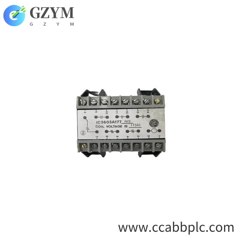 GE IC3603A177 RELAY MODULE