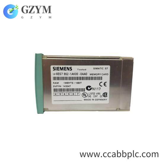 SIEMENS 6ES7952-1AK00-0AA0 RAM Memory Card