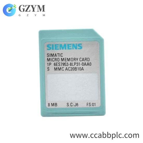 Siemens 6ES7 953-8LP31-0AA0  Memory Card