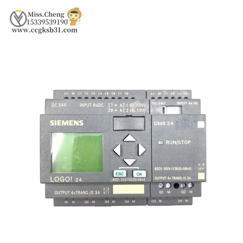 SIEMENS 6ED1 052-1CC00-0BA5 LOGIC MODULE, DISPLAY