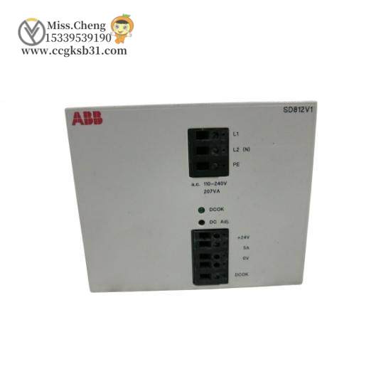 ABB SD812V1 3BSC610045R2  Power Supply Module