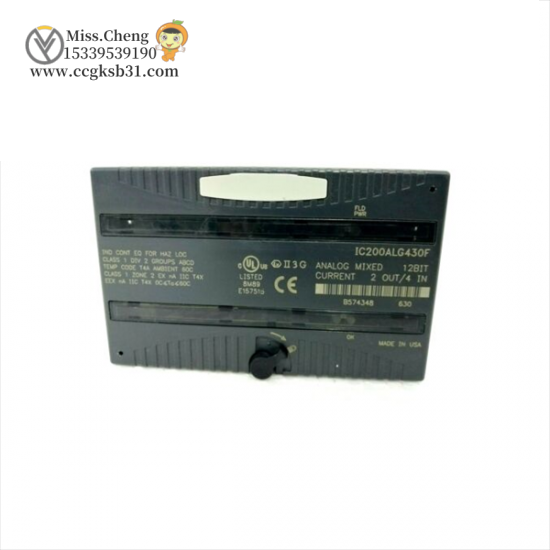 GE FANUC IC200ALG230F Analog Input Module