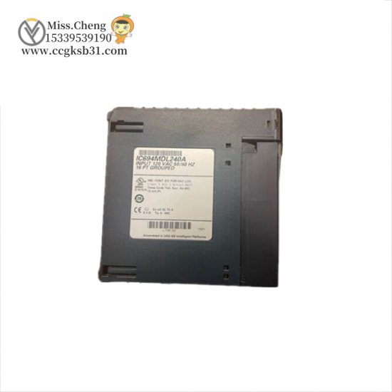 GE FANUC IC694MDL240A 120 Volt AC Input Module