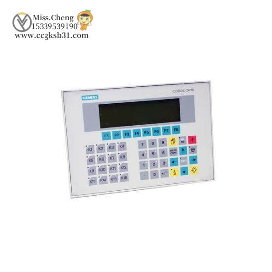 SIEMENS 6AV3515-1MA30 OP15/C1 Operator Panel