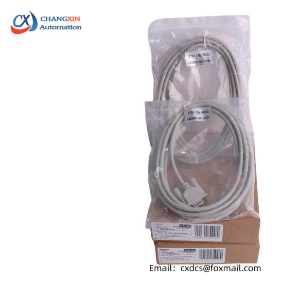 1761-CBL-PM02 8-Pin Mini DIN to 9-Pin D Shell RS232 Cable
