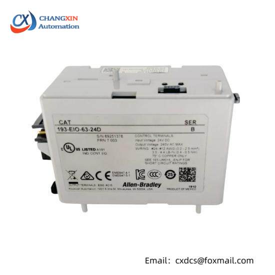 193-EIO-63-24D  193EIO6324D I/O Overload Control Module Relay