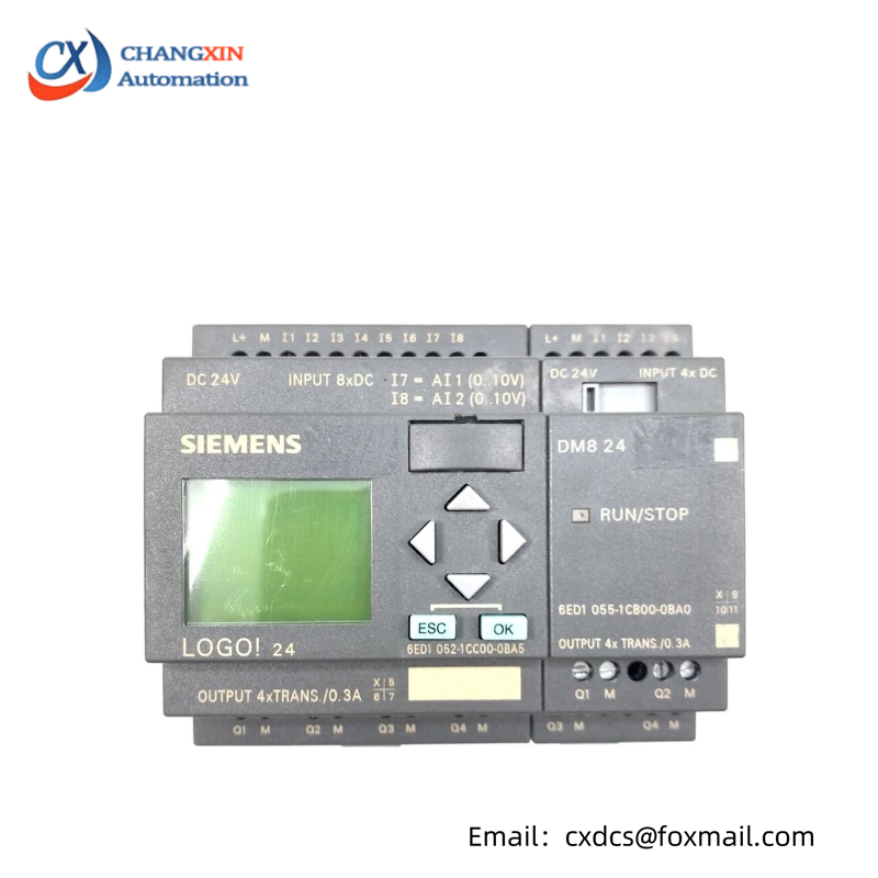 SIEMENS 6ED1 052-1CC00-0BA5 LOGIC MODULE, DISPLAY