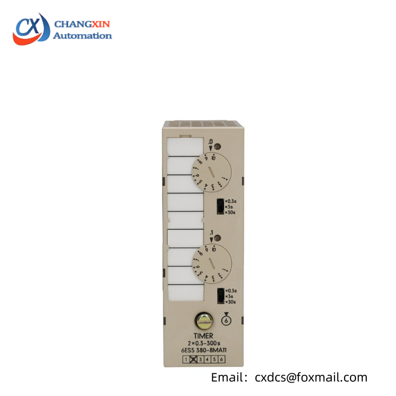 SIEMENS 6ES5380-8MA11 Timer Module
